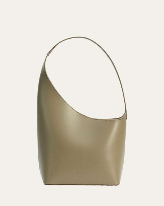 Demi Lune Smooth Calfskin Shoulder Bag